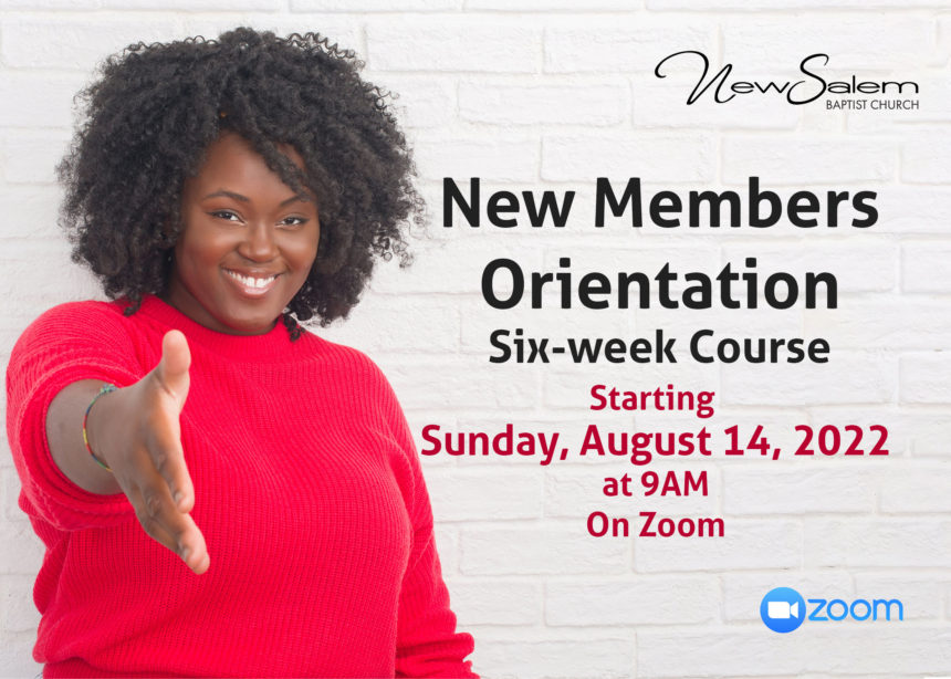 New Members Orientation